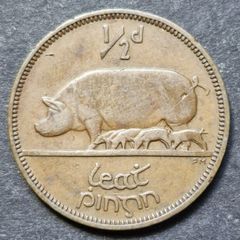 Ireland 1933 Half Penny coin