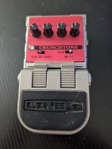 Guitar effect Line 6 Crunch time Overdrive Distortion Pedal