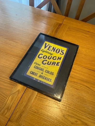 Vintage Veno's Cough Cure Advertisement Print
