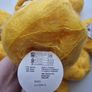 Sunny yellow mohair yarn Image 3