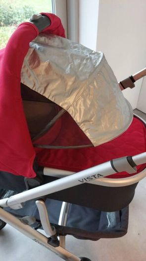 Uppababy Vista Travel System in Red