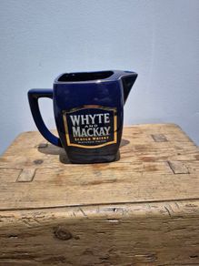 Whyte and Mackay Whisky Jug Pitcher Scotch Whiskey Advertising  jug
