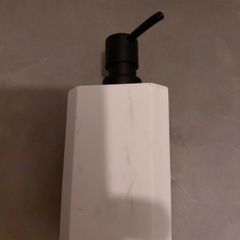 Faux marble soap dispenser