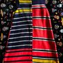Tommy Hilfiger colorful red Black yellow 4 seasons cotton dress L Image 5