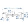 Large 4 Seater Corner Sofa Couch in Excellent Condition Image 7