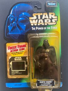 Star Wars Power Of The Force Darth Vader With Freeze Frame Action Slide