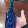 Blue Glass Bottle Image 5