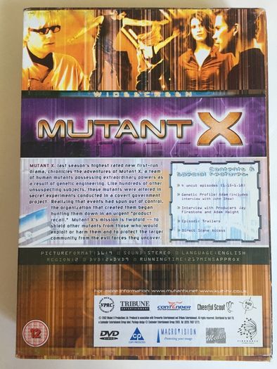 Mutant X - Season 1 (2001-2002) [DVD TV Boxset]