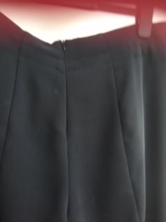 Black "PAPERBAG" TUZZI pants size 12/38 (30" leg)