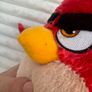 Terence Red Angry Birds Plush 2019 approx. 11" dirty Used Please see photos Image 7