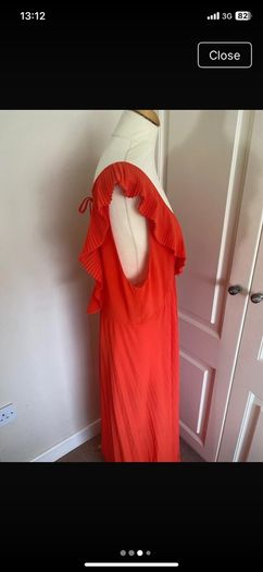 Orange Zara dress size 14