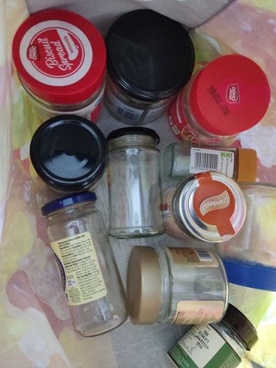 Bottles glass and few plastic.