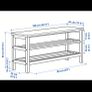 Bench with shoe storage Image 2