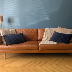 EZ Living Piper 3 Seater Charme Cigar Leather