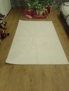 Large Brand New Cream Long Pile Rug.  Have Matching Smaller one. Sell both for 40 euro