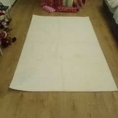 Large Brand New Cream Long Pile Rug.  Have Matching Smaller one. Sell both for 40 euro