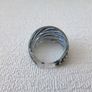 Zebra Stripe Lucite Ring Image 7