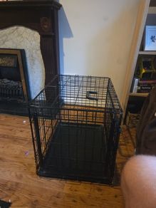Dog Crate Premium Sliding Door Dog Crate petworld