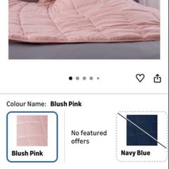 8kg Pink Weighted blanket 150cm X 200cm