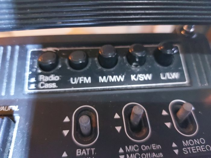 Vintage Radio and Tape Player-Recorder, everything working great and in excellent condition