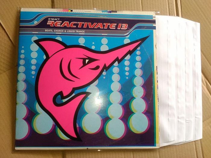 50 x BLAKE SLEEVES! Large GATE FOLD Vinyl Record Covers Crystal CLEAR plastic Outer sleeves - NO FLAP SEAL #9MN2