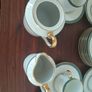 Limoges Laurier Blue Ceralene Tea Set Image 5