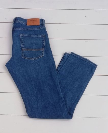 Timberland mens TFO stretch denim slim leg blue jeans W32 L32