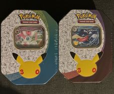 Pokemon 30th anniversary ex tins