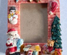Two Christmas Photo Frames (used).