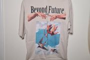 mens SCHOTT NYC beyond future angel t shirt top short sleeve Size medium