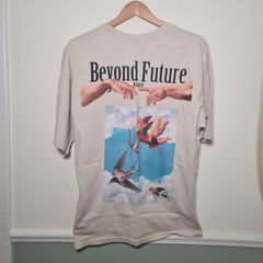 mens SCHOTT NYC beyond future angel t shirt top short sleeve Size medium