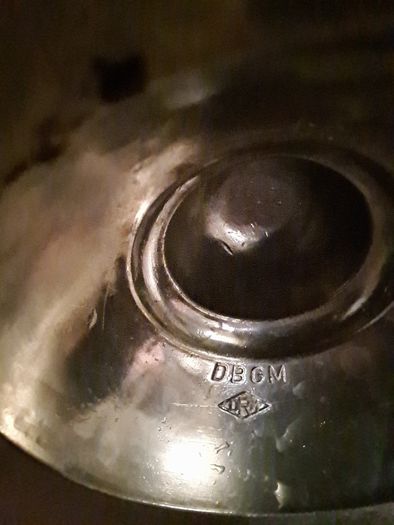 Vintage German Lidded Beer Stein DBGM