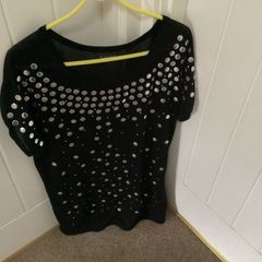 Black Sasha Top Size M