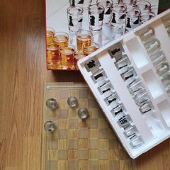 chess glass gift drinking shots
