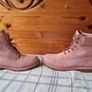 Timberland premium boots Size 7 eu 41 pink suade In excellent condition Image 7