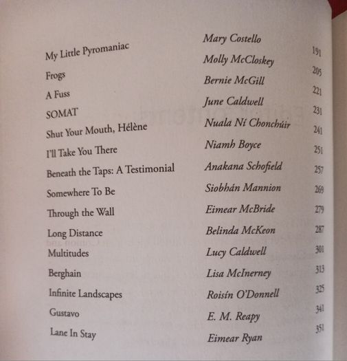 An Anthology of Irish Women Writers/ The Long Gaze Back/ Sinead Gleeson,/2015/ 1st edition