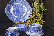 Antique George Jones &amp; Sons "Abbey" 1790 Tea Ware