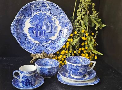 Antique George Jones & Sons "Abbey" 1790 Tea Ware