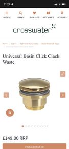 Crosswater Basin Waste