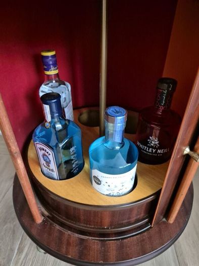 Revolving Bar Cabinet