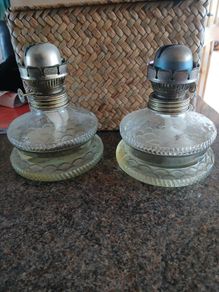 Vintage oil lamps
