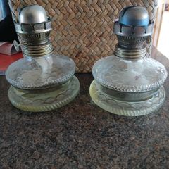 Vintage oil lamps