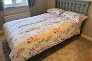 New 4ft Green Wood Bed -  option for new mattress &amp; locker