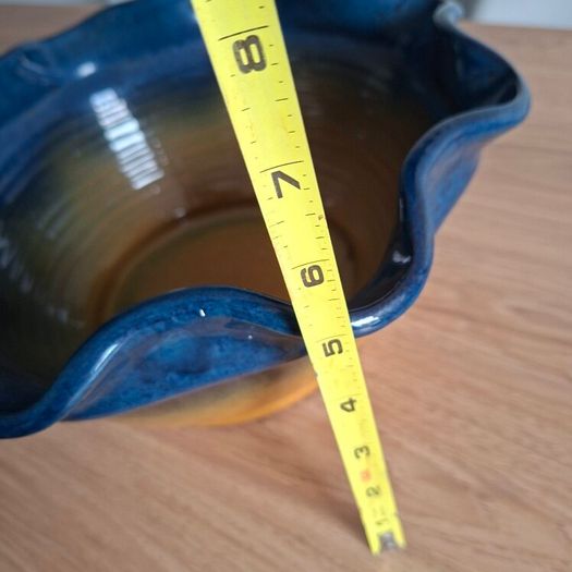 Carley's Bridge Pottery Large Scalloped Bowl