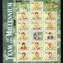 2000 & 2001 Ireland IPTA Roadshow Kilkenny 26th February 2000 and 17th February 2001 Commemorative Stamps Exhibition Souvenir on GAA Gaelic Football (2000) and GAA Hurling (2001) Sheet Mint Never Hinged (MNH) Image 2