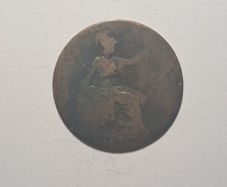 Uk Half penny coin