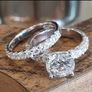 Sterling Silver 2 Ring Set Image 3