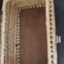 Vintage Woven Palm Leaf Trunk Image 5
