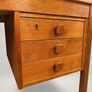 Mid-Century Danish Modern Teak Desk by Domino Mobler Image 2