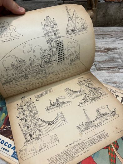 vintage book magazine